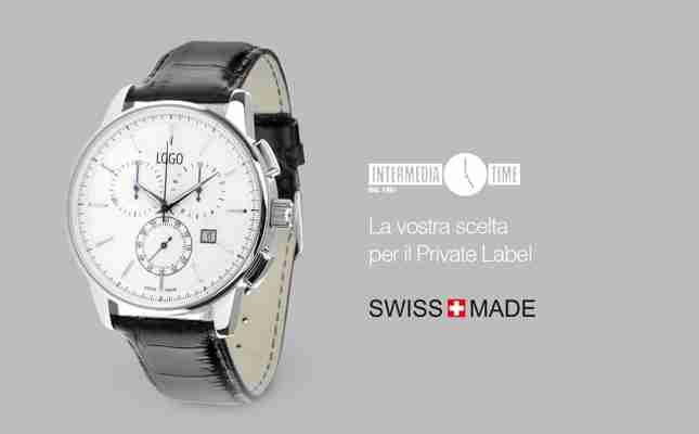 Etiqueta privada.Relojes fabricados en Suiza para dar valor a su marca corporativa